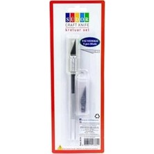 Defne Store BS56 Metal Kretuar Seti, 5'li Yedekli Craft Knife