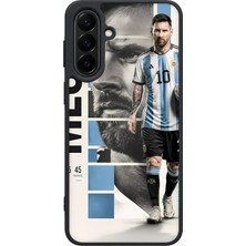 BG AKSESUAR Samsung Galaxy A27 Uyumlu Lionel Desenli Kamera Korumalı Darbelere Dayanıklı Kılıf