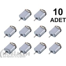 Defne Store 10 Adet; Deney Motoru, Dc Motor, Mini Motor, Elektrik Motoru