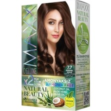Defne Store Natural Beauty Amonyaksız Set Saç Boyası 7.7 Karamel Kahve