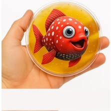Defne Store Soğuk Kompres ve Sıcak Kompres Kullanımı Için Yuvarlak Termojel Hayvan Figürü 9 cm Çapında (Balık)