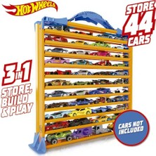 Defne Store Rack N' Track Saklama ve Vitrin Kutusu, 44 Araba Veya Oyuncak Için, Çok Renkli, Arabalar Dahil Değildir (Hwcc9)