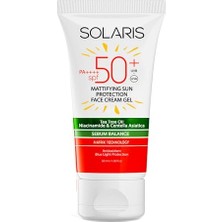 Defne Store Yağlı Cilt Tipleri Için Mat Bitişli Jel Güneş Kremi Spf 50+ (50 Ml)