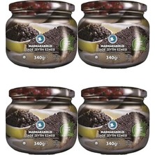 Defne Store Siyah Sade Ezme Zeytin 340 G Cam 4'lü