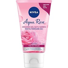 Defne Store Aqua Rose Organik Gül Suyu Içeren Makyaj Temizleme Jeli, 150 Ml, Nemlendirici ve Canlandırıcı