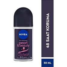 Defne Store Kadın Roll On Deodorant Pearl&beauty Fine Fragrance, 72 Saat Anti-Perspirant Koruma 50M