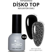 Defne Store Disko Efekt Top Coat Kalıcı Oje, 10 ml