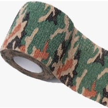Defne Store Kamuflaj Bant 5 cm x 4,5 mt Su Geçirmez Elastik Bandaj-No:7