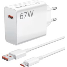 Defne Store Adaptör, 67W Turbo Şarj Aleti Type-C Çıkışlı Şarj Kablosu ve Seti Huawei Madepad 11-11.5- Matepad Pro Için Tam Uyumlu
