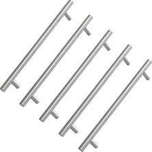 Defne Store Rosemary Inox Metal Kulp Mobilya Mutfak Çekmece Dolap Kapak Kulpu Kulbu, 192 Mm, 5 Adet, (19.2 Cm)