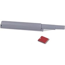 Defne Store Kapak, 10 Adet Mıknatıslı Itici Bas Aç Kalın Tip 80 mm Gri