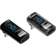 Defne Store 90° Type C To Type C 140W 40GBPS 8k Görüntü Aktarımı Hızlı Şarj Data Aktarımı Otgco