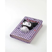 Bak Gel Al Bakgelal Lisanslı 3D Squishy Figürlü Günlük Defter  (K)– Hello Kitty, Kuromi, My Melody Karakterli Yumuşak Kapaklı Sevimli Not Defteri (1 Adet)