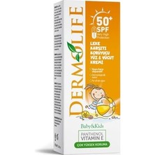 Defne Store Baby & Kids Leke Karşıtı Koruyucu Yüz ve Vücut Güneş Kremi Spf 50+ 100 ml