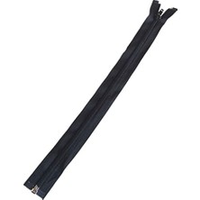 Defne Store Aksesuar Siyah Renk 35 cm Plastik Diş Fermuar F1