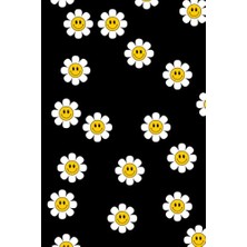 Defne Store Gülen Çiçek Temalı Günlük Defter