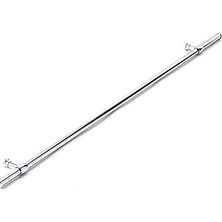 Defne Store 900094 Montaj Setli Çubuk, 90 Cm, Gümüş Rengi