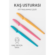 Defne Store Yüz Jileti ve Kaş Usturası, Kadın ve Erkek Tıraş Jileti, 3'lü Epilasyon Seti