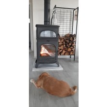 Firestove Fire Stove  FRS-023 Modena Oven Fırınlı Döküm Şömine Soba