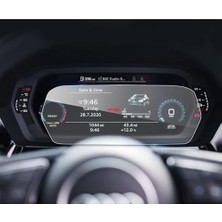 Defne Store Audi A3 8y 12.3 Inç Dijital Gösterge Için Mat Ekran Koruyucu