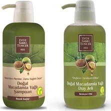 Defne Store Macadamia Yağlı Şampuan 600 ml + Duş Jeli 600 ml