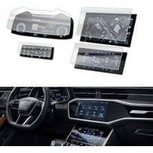 Defne Store Audi A6 Uyumlu Mat Multimedya Kumanda Gösterge Klima Ekran Koruyucu