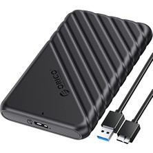 Defne Store Usb3.0 2.5 Inç HDD 6tb SSD Harici Slim Harddisk Kutusu, Siyah