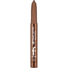 Defne Store Extreme Tattoo Işıltılı Asansörlü Kalemtıraşlı Jel Göz Kalemi & Far Stick, 005 Bronze