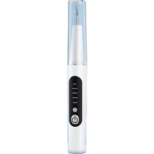 Defne Store AMF12 Ultrasonik Diş Taşı ve Plak Temizleme Cihazı | 5 Modlu; LED Ekranlı, 500 Mah Type-C Şarjlı Akıllı Diş Temizleyici