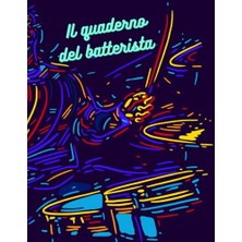 Defne Store Independently Published Quaderno Per Batteristi Pentagrammato In Formato A4 (21 x 29,7 Cm) Con Carta Di Alta Qualità | 10 Pentagrammi Per Pagina | 114 Pagine Totali | Indice ... Standard In Finitur...