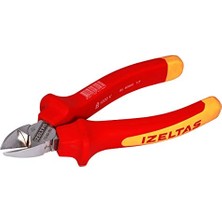 Defne Store Yan Keski Elektrikçi Izoleli, 1000 V, Kırmızı/siyah, 160 mm