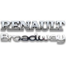 OEM Renault Broadway Bagaj Yazısı Seti Krom Geçmeli/tırnaklı 1997-2000 7700817027