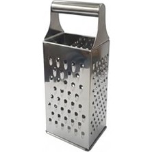 Defne Store Çelik Rende; 9” Dörtgen Paslanmaz, Çok Fonksiyonlu, Ergonomik Tutma Saplı, Dayanıklı Mutfak Rendesi