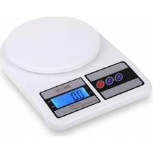 Defne Store Dijital Mutfak Terazisi, 1g Hassas Ölçüm, 5000G Kapasite, LCD Ekran, Gram–ml–oz Birim Seçimi, Tare Fonksiyonlu