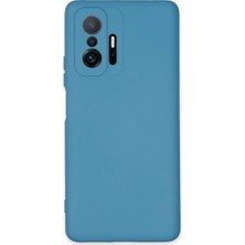 Xiaomi Mi 11T Pro Kılıf Nano Içi Kadife Silikon - Mavi