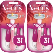 Defne Store Smooth Miami Kadın Tıraş Bıçağı, 3'lü, 2'li Paket