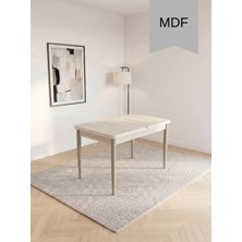 Çolak Mobilya 70X110 Açılabilir Mdf Traverten Yemek Masası
