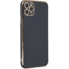 Apple iPhone 11 Pro Max Kılıf Volet Silikon - Siyah