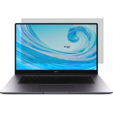 Defne Store Huawei Matebook D15 I3 15.6 Inç Uyumlu Hayalet 9h Temperli Nano Cam Ekran Koruyucu, Anti-Spy Gizlilik, 16:9