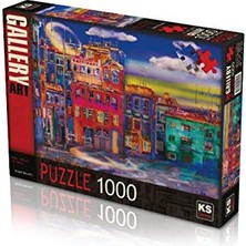 Defne Store 1000 Parçalık Aysız Gece Fantastik Şehir Yapbozu