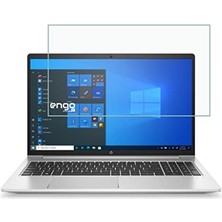 Defne Store Hp Probook 450 G8 15.6 Inç ile Uyumlu Ekran Koruyucu Notebook; 9h Temperli Kırılmaz Esnek Nano Cam, Çizilmeye ve Darbeye Dayanıklı Laptop Koruma, Hd Şeffaf