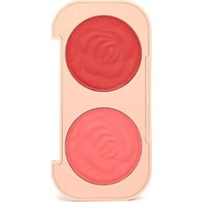 Defne Store Mat, Ikili Allık No:3, Rose Pink You 2'li Allık Paleti - Yoğun Pigmentli Doğal