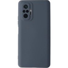 Xiaomi Redmi Note 10 Pro Kılıf Nano Içi Kadife Silikon - Gri