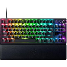 Defne Store Huntsman V3 Pro Tenkeyless; Sayısal Tuş Takımsız Analog Optik E-Spor Klavye, Razer Snap Tap & Hızlı Yangın Tetikleyici (Kontrol Cihazı, Pbt Tuş Başlıkları) Abd Düzeni | Siyah