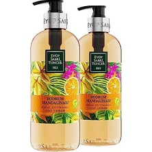 Defne Store Bodrum Mandalinası Doğal Zeytinyağlı Sıvı Sabun 500 ml x 2