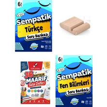 Ünlüler Karması 6.sınıf Fen Bilimleri Türkçe Sempatik Soru Bankası+Telefon Tutucu+Maarif Defteri