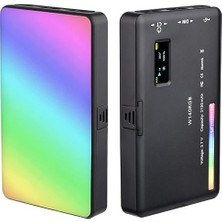 Defne Store W140 Rgb LED Işık Paneli; 2500K-9500K Aralığı ve Şarj Edilebilir Pil