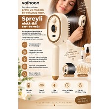 Aydogan's Elektrikli Spreyli Saç Tarağı 300 Mah Type‑c Şarjlı Ince Spreyli Antistatik Bakım Fırças�