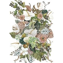 Defne Store Dekor Transferleri, Anthurium, 61X89 cm