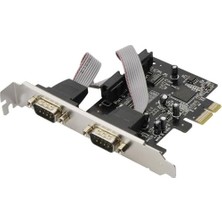 Defne Store DS-30000-1 Seri G/ç; 2 Adet Port, Pci Express Add-On Kartı 2 Adet Db9 M, Slot Plakası + Lp Plakası MCS9901 Yonga Seti